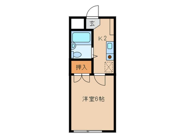 タウン牛牧の物件間取画像